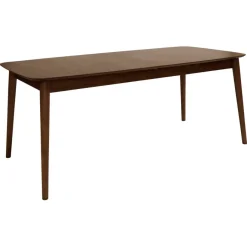 Uitschuifbare Eettafel Saga Bruin - 180/219x90 cm