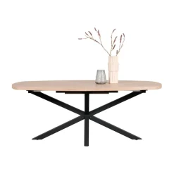 Uitschuifbare Eettafel Vieuw Old Oak - 200/257x102