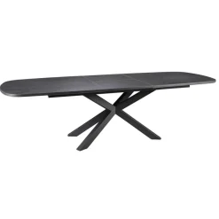 Uitschuifbare Eettafel Zwanenburg Zwart - 220/280x100