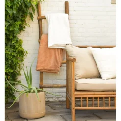 Unique Living Plaid Justin Wit - 150x200 cm