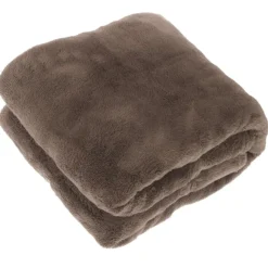 Unique Living Plaid Justin Taupe - 150x200 cm