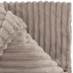 Unique Living Plaid Lex Taupe - 150x200 cm