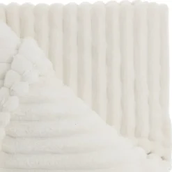 Unique Living Plaid Lex Wit - 150x200 cm