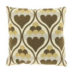 Unique Living Sierkussen Julia Bruin - 45x45 cm