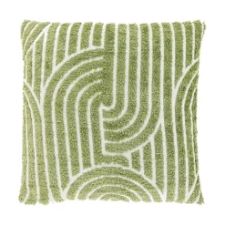 Unique Living Sierkussen Ziza Groen - 45x45 cm