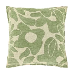 Unique Living Sierkussen Lies Groen - 45x45 cm