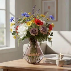 Vaas Alexandra Paars - 25 cm hoog