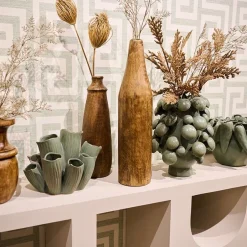 Vaas Koral Groen - 33x29 cm