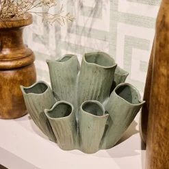 Vaas Koral Groen - 33x29 cm