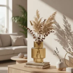 Vaas Lyon Amber - 18 cm hoog