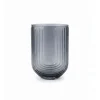 Vaas Mia Donkergrijs - 24 cm hoog