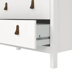 Vitrinekast Dallas Wit - 79x199x33 cm