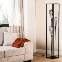 Vloerlamp Gable Zwart - 3 x E27 - 160 cm hoog