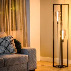 Vloerlamp Gable Zwart - 3 x E27 - 160 cm hoog