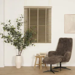 Voetenbank Cardigan Bruin