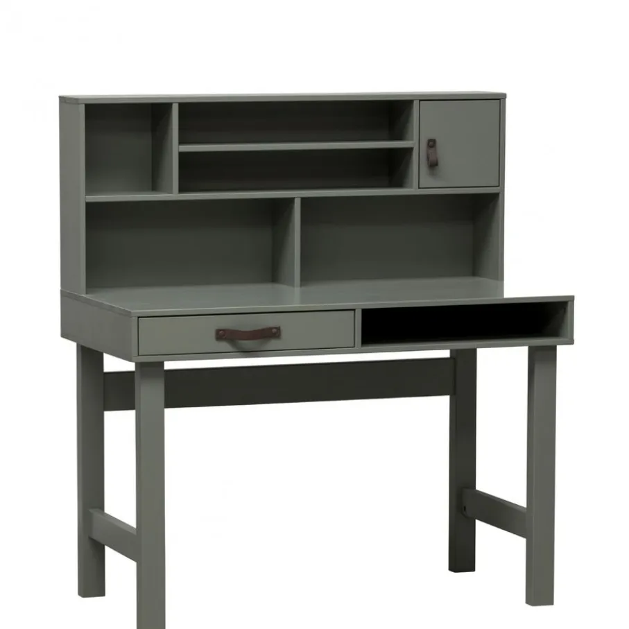 VTwonen Bureau Stage Groen - 110x122x58 cm