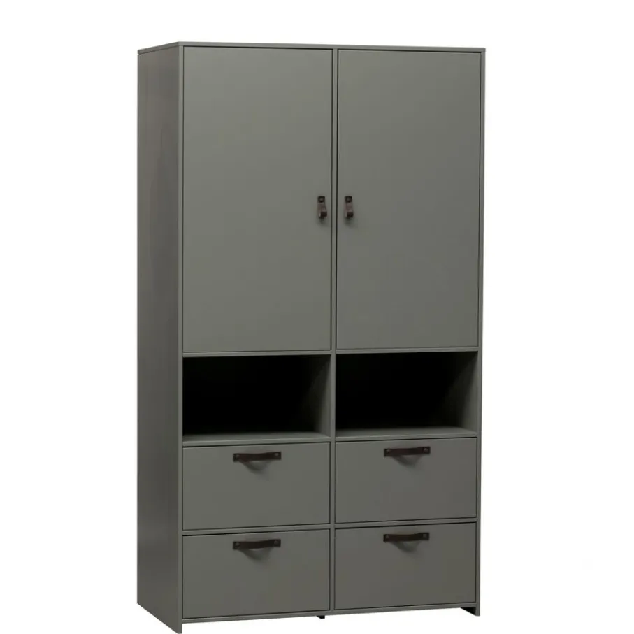 VTwonen Kledingkast Stage Groen - 103x185x40 cm