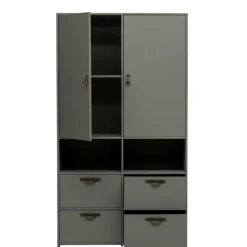 VTwonen Kledingkast Stage Groen - 103x185x40 cm