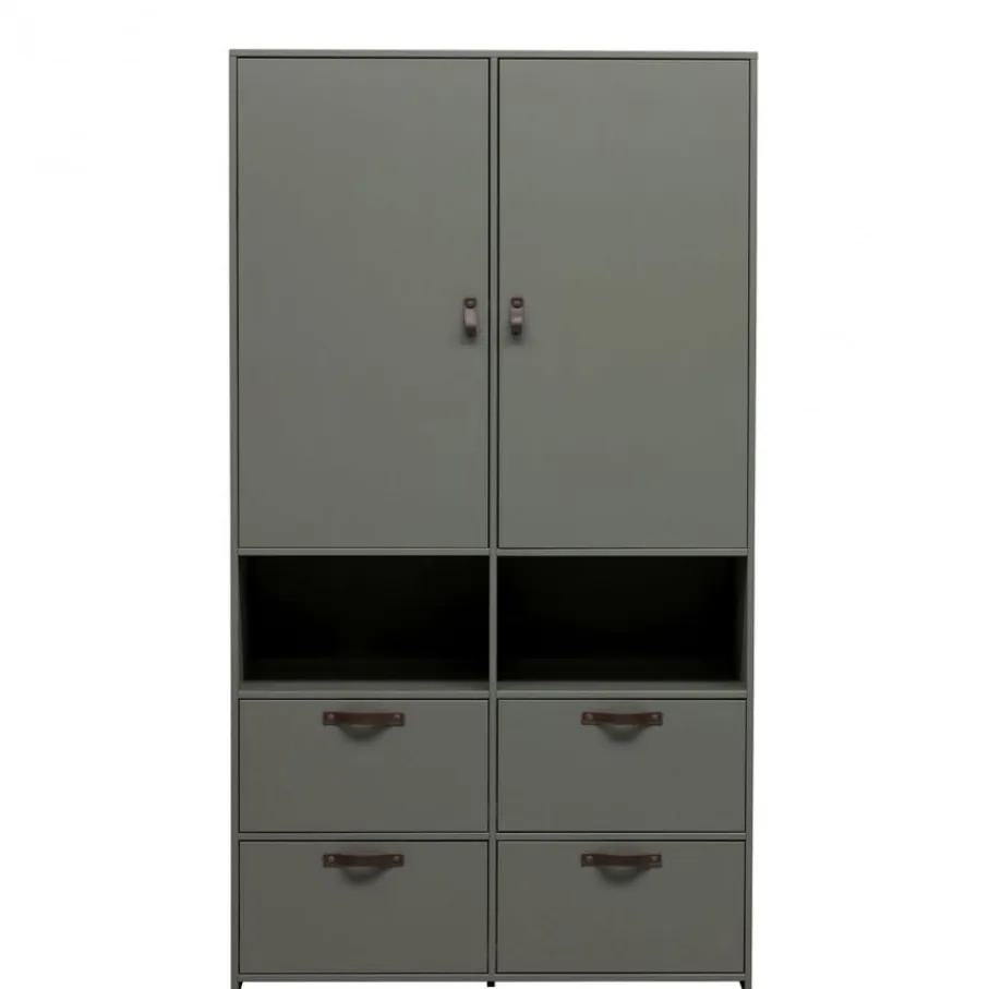 VTwonen Kledingkast Stage Groen - 103x185x40 cm