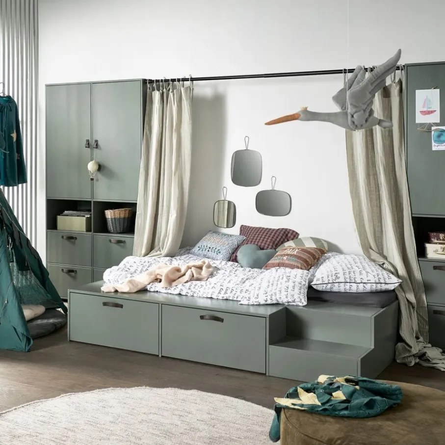 VTwonen Kledingkast Stage Groen - 103x185x40 cm