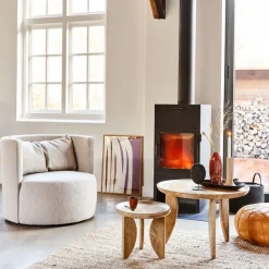 VTwonen Salontafel High Heels Naturel - set 2 stuks