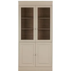 VTwonen Vitrinekast Chow Greige - 105x215x40 cm