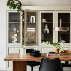 VTwonen Vitrinekast Chow Greige - 105x215x40 cm