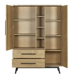 Wandkast Batenburg Naturel - 120x170x45 cm