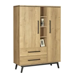 Wandkast Batenburg Naturel - 120x170x45 cm