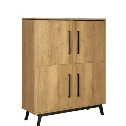 Wandkast Batenburg Naturel - 120x150x45 cm