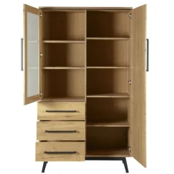 Wandkast Batenburg Naturel - 107x190x45 cm