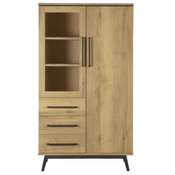 Wandkast Batenburg Naturel - 107x190x45 cm