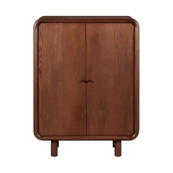 Wandkast Boogie Donkerbruin - 90x120x43 cm