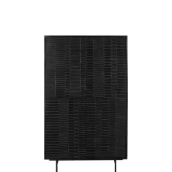 Wandkast Elvas Zwart - 90x160x45 cm