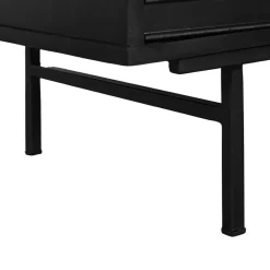 Wandkast Elvas Zwart - 90x160x45 cm