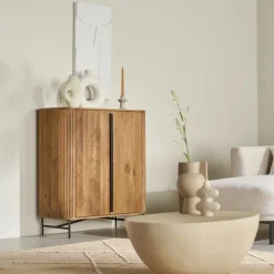 Wandkast Rego Bruin - 90x100x40 cm