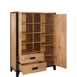 Wandkast Tilburg Naturel - 120x170x45 cm