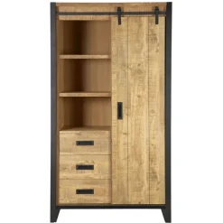 Wandkast Tilburg Naturel - 109x190x45 cm