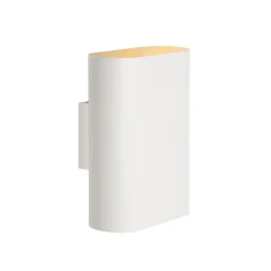 Lucide Wandlamp Ovalis Wit