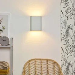 Lucide Wandlamp Ovalis Wit