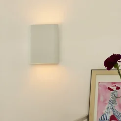 Lucide Wandlamp Ovalis Wit