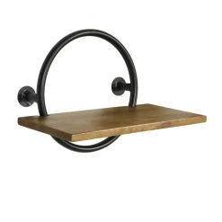 Wandrek Aurano Mango / Zwart - Ø 30 cm