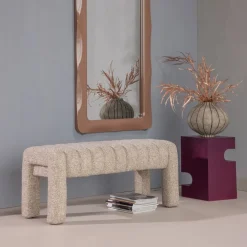 WOOOD Bank Frex Bruin - 110x43 cm