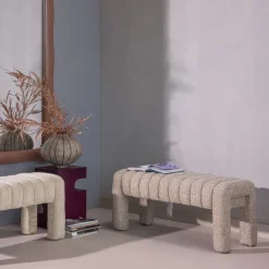 WOOOD Bank Frex Bruin - 110x43 cm