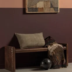 WOOOD Bank Prop Bruin - 120 cm