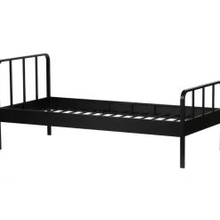 WOOOD Bed Mees Zwart - 90x200 cm