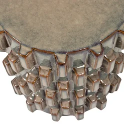 WOOOD Bijzettafel Axu Grijsblauw - Ø 35 cm