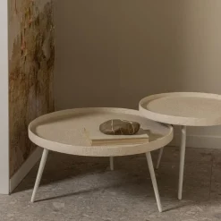 WOOOD Bijzettafel Bounds Beige - Ø 74 cm