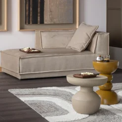 WOOOD Bijzettafel Bova Bruin - Ø 45 cm