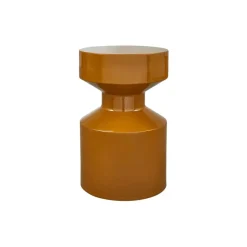 WOOOD Bijzettafel Ferry Honinggeel - Ø 30 cm